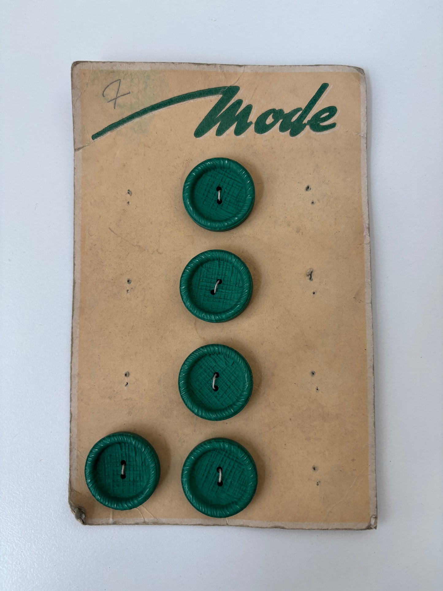 Mode buttons (green - 27 mm)