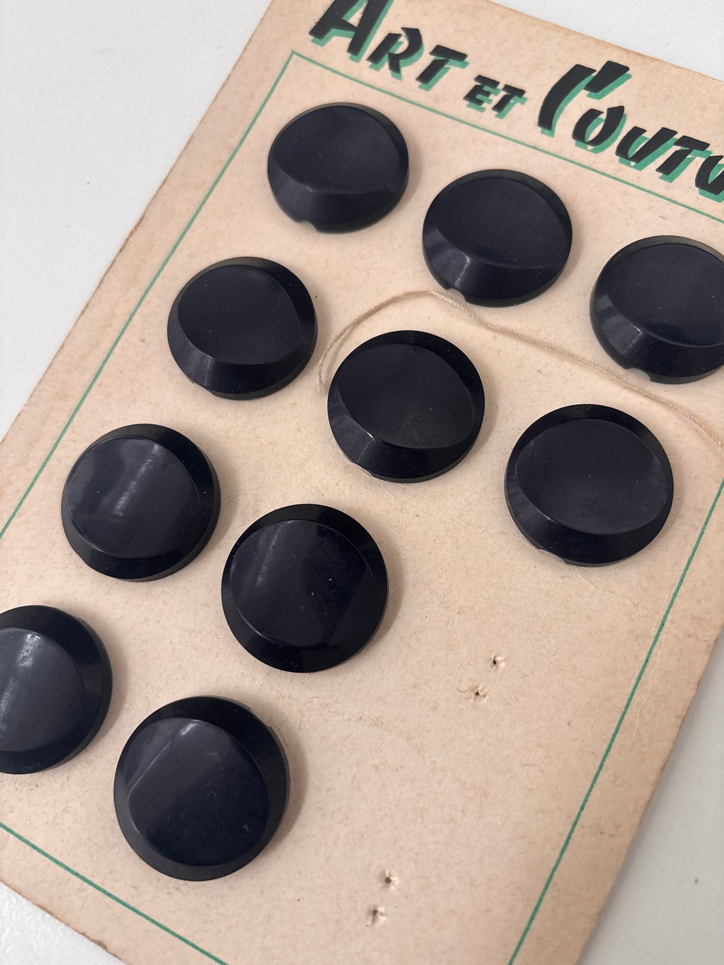 Art et Couture buttons (black - 26 mm) - (AC0002)