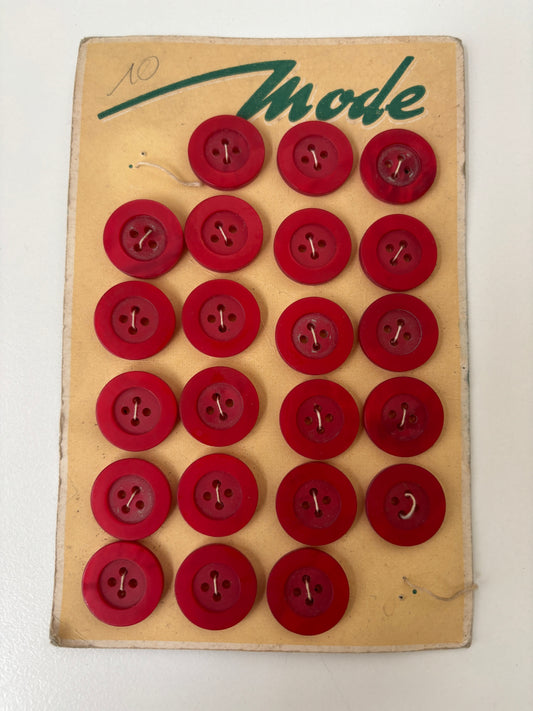 Mode buttons (red - 22 mm)