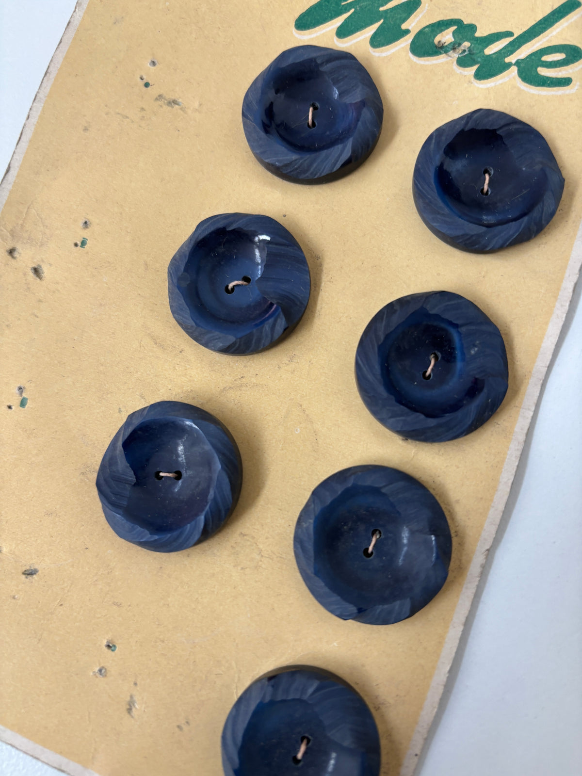 27 Button Mode buttons (blue - 27 mm) – Fields Atelier