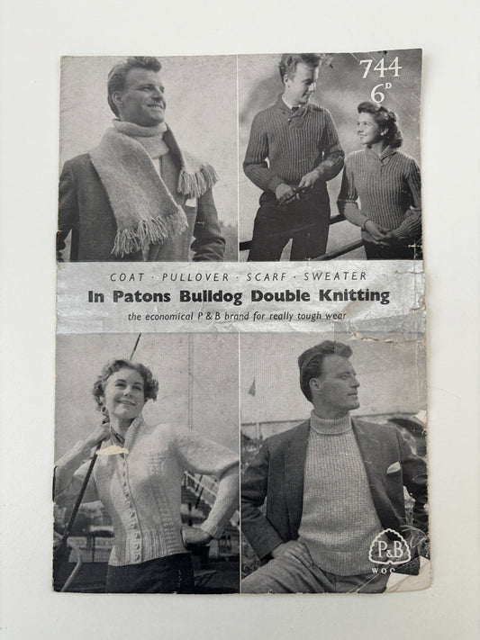 Patons and Baldwins Coat - Pullover - Scarf - Sweater (English)