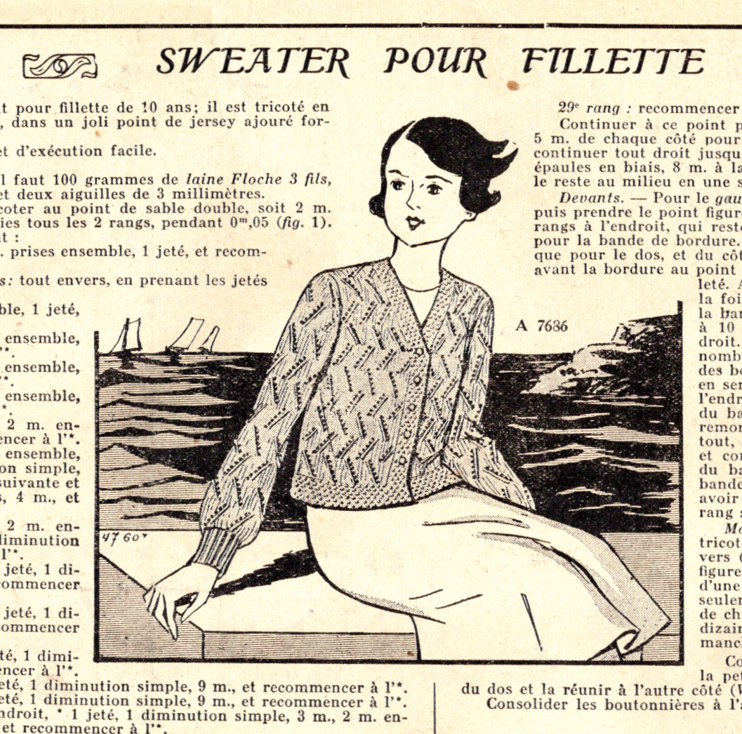 Mon Ouvrage July 1935 (French)