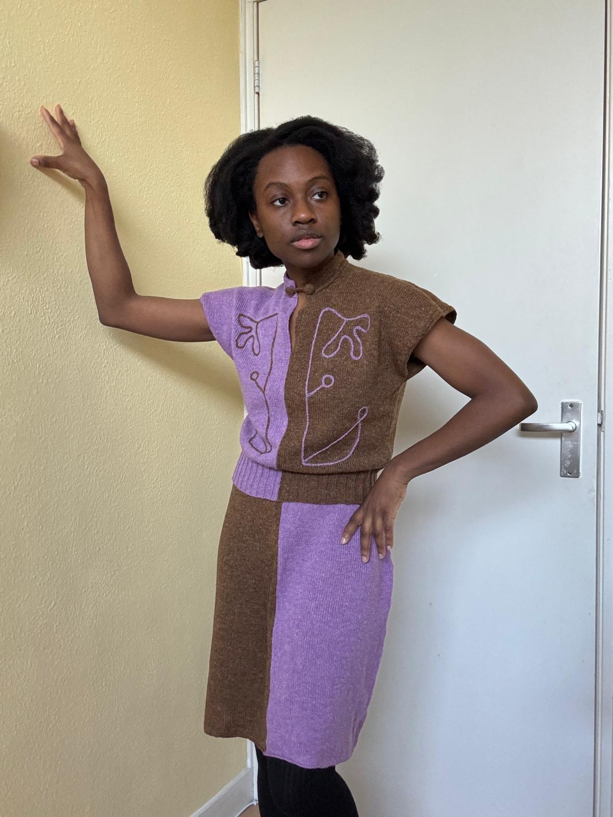 50s dolman Sleeve Co-ord (90 cm / 36” bust)